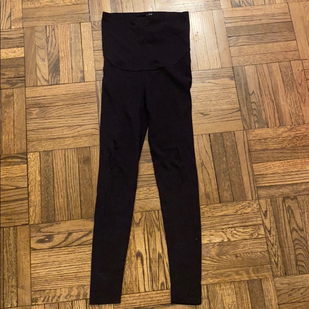 David Learner Black Maternity legging